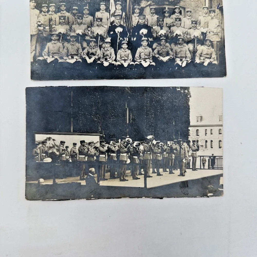 Lot of 6 Vintage WWI Military Real Photo Postcards British Army Portraits